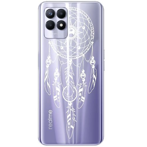 Coque Realme 8i Dreamcatcher Blanc