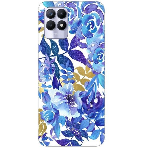 Coque Realme 8i Feur Bleu