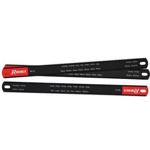 Lot de 3 lames bois et métal pour scie 30 cm