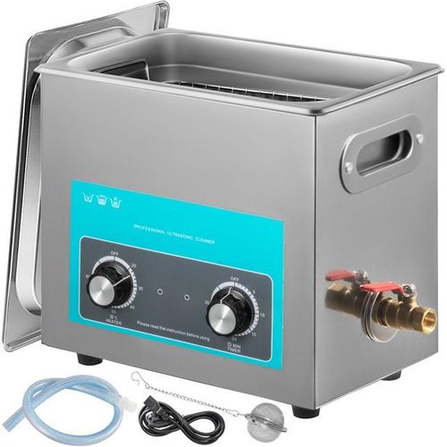 Nettoyeur à Ultrasons Professionnel-VEVOR- 6 L, Bac Ultrasons avec Chauffage, Minuterie et Bouton de Commande
