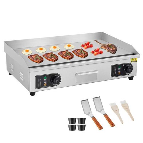 Grill Électrique Barbecue Plancha Chauffante Sandwich 4400 W 728x400 mm.bazarland30