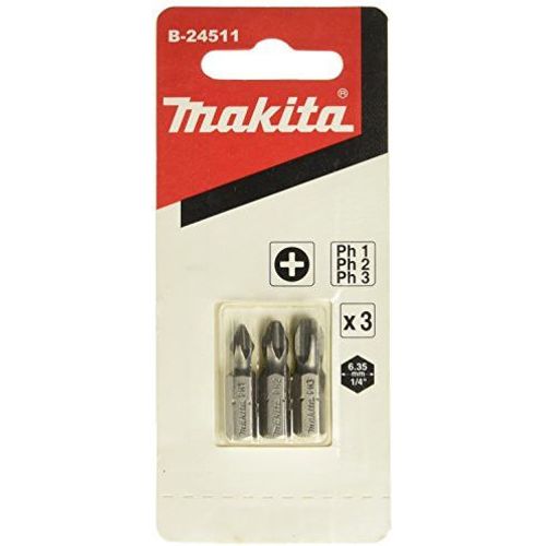 Set d'embouts de vissage Makita B-24511 PH1/2/3x25mm