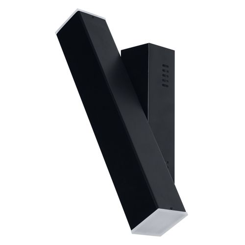 Ledvance Smart+ Wifi Orbis Wall Cross - Applique Murale, Dimmable Avec Wifi Via App, 12w, 3000-6500k Blanc Chaud À Blanc Froid, 600lm, Éclairage Vers Le Haut Et Vers Le Bas, 30x 10cm, Noir