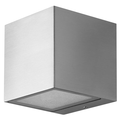 Ledvance Smart+ Wi-Fi Brick St Rgb 8.5cm - Applique Murale Led À Intensité Variable Gris Foncé Avec Boîtier En Acier Inoxydable De Haute Qualité, Carrée, Contrôle Des Couleurs,14w,3000k, 600lm, Ip44