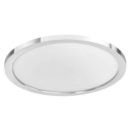 Ledvance Smart Led Bathroom Lamp Chrome, 18w, 2100lm, 3000-6500k, 30cm, Ip44, Orbis Disc Wall Light, Lampe De Salle De Bain Avec Technologie Wifi, Dimmable, Contrôlable Via App Et Assistant Vocal.