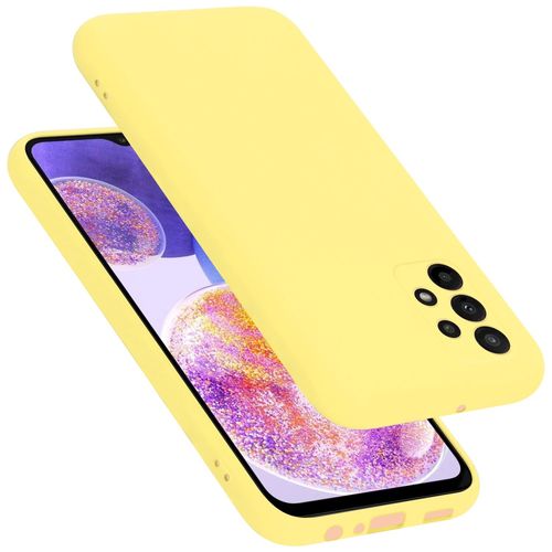 Cadorabo Housse Compatible Avec En Liquid Yellow - Étui De Protection En Silicone Tpu Flexible