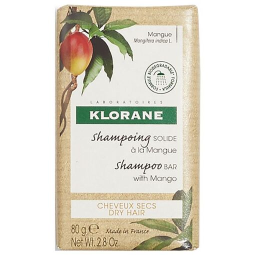 Klorane Shampooing Solide ? la Mangue 80 Grammes