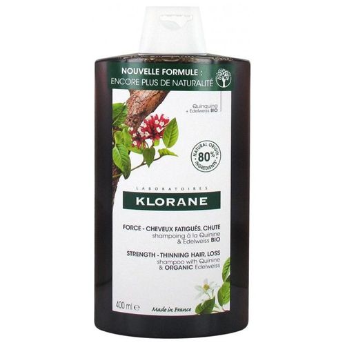 Klorane Shampooing Quinine Et Edelweiss Bio 400ml 