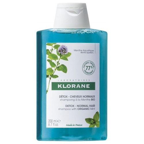 Klorane Shampooing ? La Menthe Aquatique Bio 200ml 