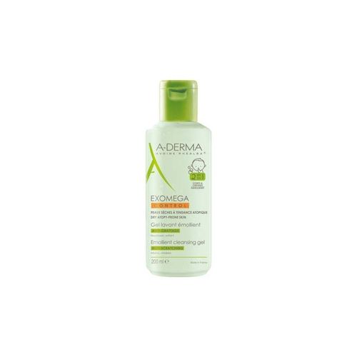 A Derma Exomega Control 2 En 1 Gel Lavant ?Mollient Corps Et Cheveux, 200ml 