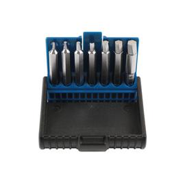 Kit d'outils de retrait d'extracteur de vis en acier à grande vitesse de 5  pièces avec double tête et boîte pour un retrait facile : :  Bricolage