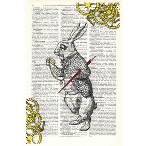 Poster Toile Alice Au Pays Des Merveilles - 30x45 Cm, Sans Cadre, Décoration Murale
