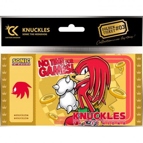 Golden Ticket Sonic - Knuckles Europe