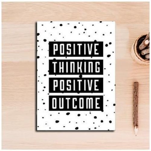 Toile Noir Et Blanc Avec Citation De Sourire Positif, Peinture, Affiches Imprimées, Photos Murales D'art, Décoration De La Maison Pour Chambre D'enfant 40*40cm
