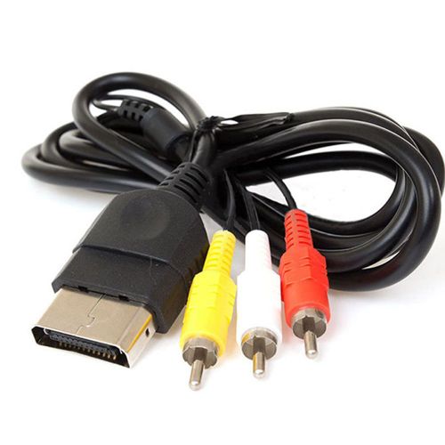 Câble AV composite audio de 1,8 m 3 RCA Cordon de fil de télévision à domicile pour la console Xbox