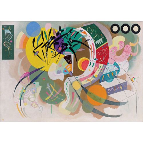 Vassily Kandinsky - Dominant Curve, 1936 - Puzzle 1500 Pièces