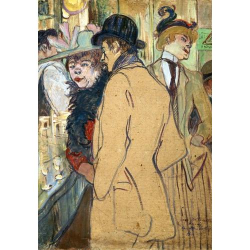 Henri De Toulouse-Lautrec : Alfred La Guigne, 1894 - Puzzle 104 Pièces