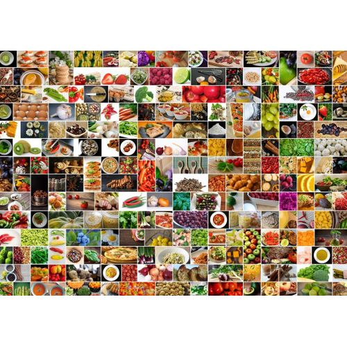 Collage - Couleurs Dans La Cuisine - Puzzle 1500 Pièces