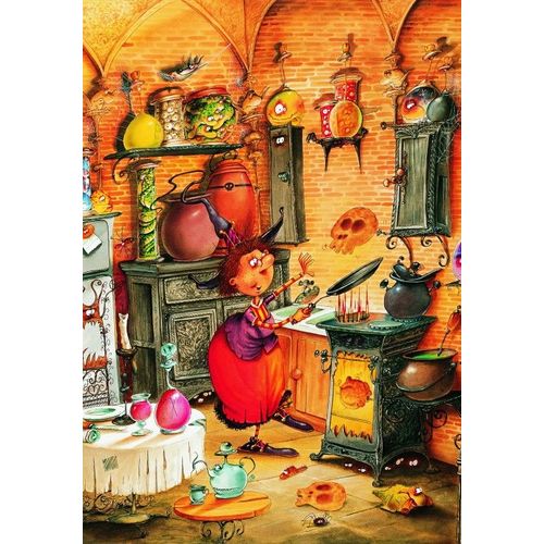 François Ruyer - Sorcière - Puzzle 104 Pièces