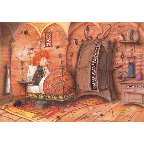 François Ruyer - Sorcière - Puzzle 24 Pièces