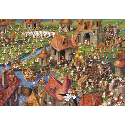 François Ruyer - Lapins ! - Puzzle 48 Pièces