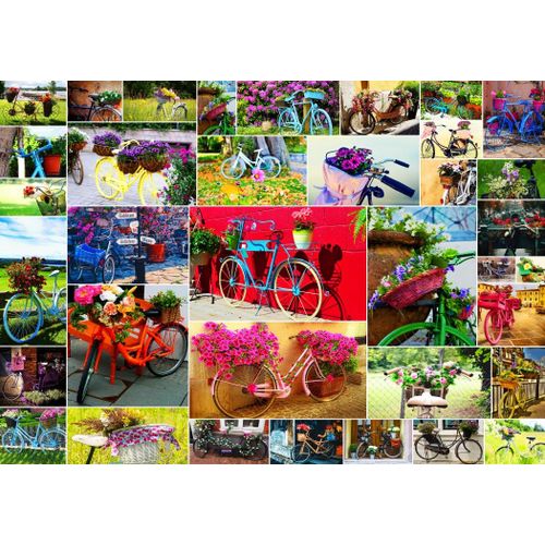 Collage - Vélos - Puzzle 1500 Pièces