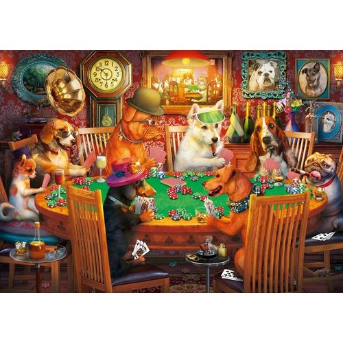 The Gambler Dogs - Puzzle 500 Pièces