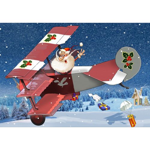 François Ruyer - Père Noël - Puzzle 204 Pièces