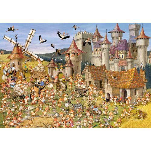 François Ruyer: Le Château Des Lapins - Puzzle 24 Pièces