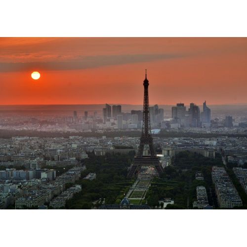 Coucher De Soleil Sur Paris - Puzzle 24 Pièces