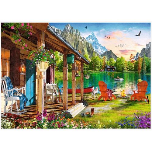 Chalet À La Montagne - Puzzle 500 Pièces