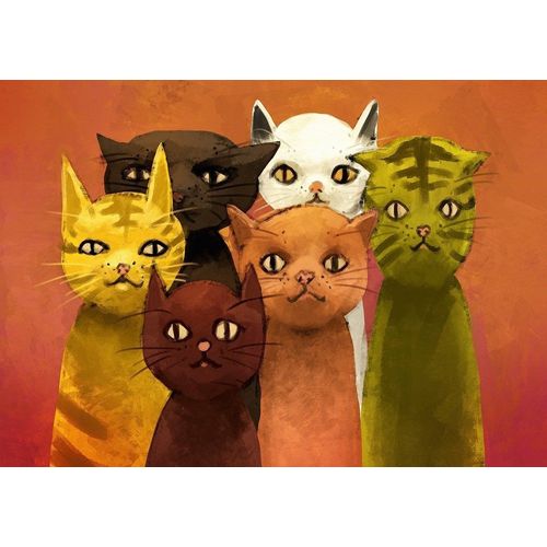 The Team Of Cats - Puzzle 500 Pièces