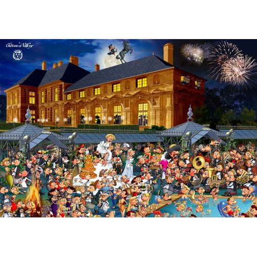 François Ruyer : Château De Vallery - Puzzle 48 Pièces