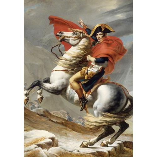 Jacques-Louis David: Bonaparte Franchissant Le Grand Saint-Bernard, 20 Mai 1800 - Puzzle 24 Pièces