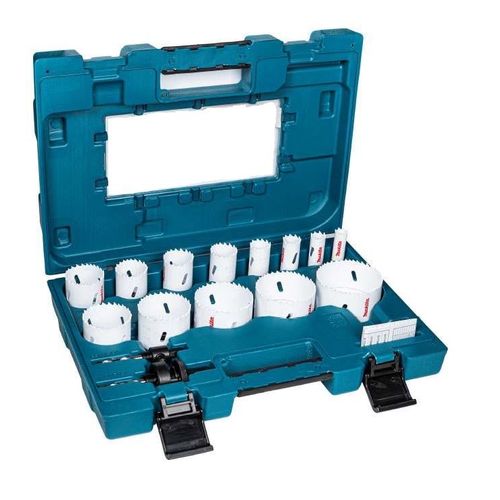 MAKITA D-63993 SET SCIES CLOCHES BI MÉTAL POUR INSTALLATIONS TECHNIQUES 16 PCS