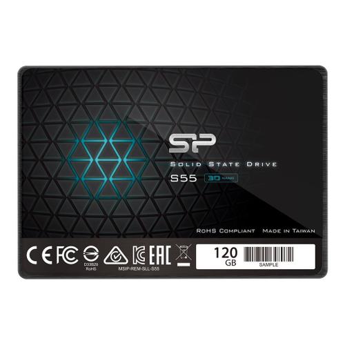 SILICON POWER Slim S55 - SSD - 120 Go - interne - 2.5" - SATA 6Gb/s