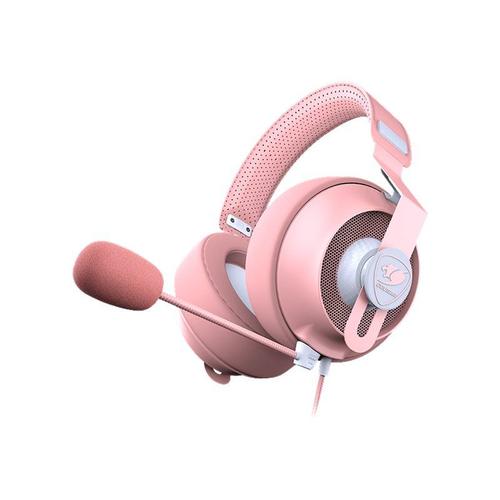 COUGAR PHONTUM S - Micro-casque - circum-aural - filaire - jack 3,5mm - rose