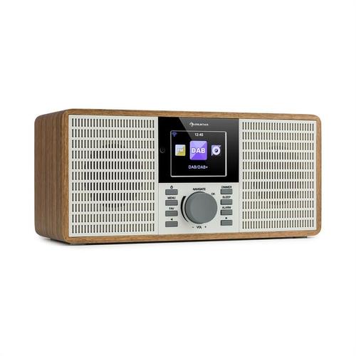 auna IR-260 radio Internet Wifi USB AUX UPnP HCC-Display 2.8" télécommande bois