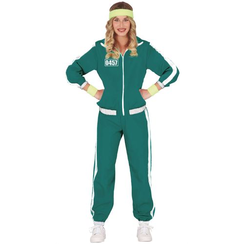 Survêtement Vert De Participant Numéro 457 Femme - Taille: S (34-36)