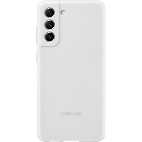 Samsung Ef-Pg990 - Coque De Protection Pour Téléphone Portable - Silicone Doux Au Toucher - Blanc - Pour Galaxy S21 Fe 5g