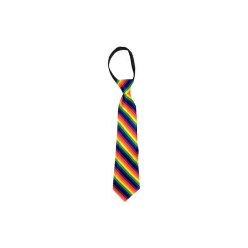 Party Cravate Rainbow Avec Élastique 35cm Pride Items