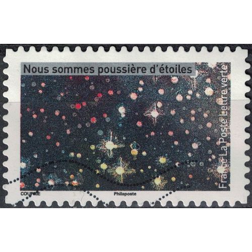 France 2021 Oblitéré Used Tutoyer Les Étoiles Nous Sommes Poussière D'étoiles