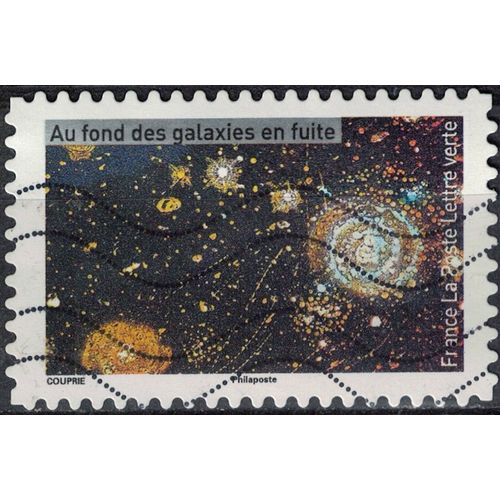 France 2021 Oblitéré Used Tutoyer Les Étoiles Au Fond Des Galaxies En Fuite
