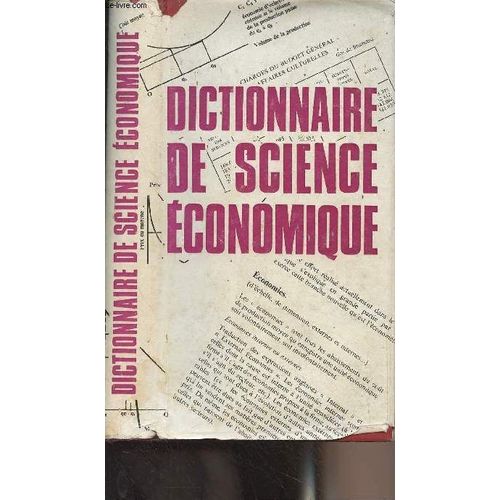 Dictionnaire De Science Économique