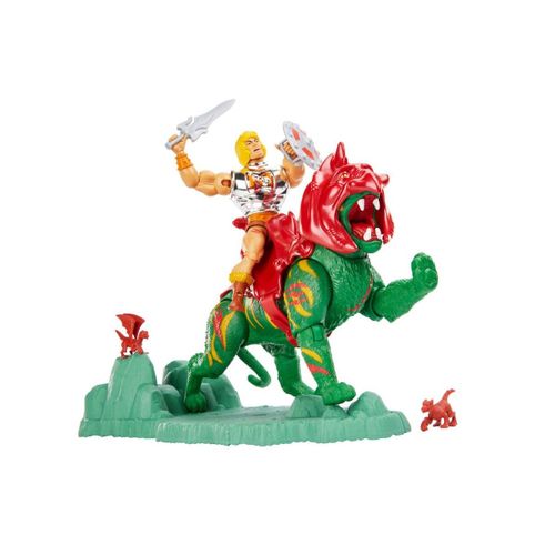 Les Ma?Tres De L'univers Origins 2021 - Pack 2 Figurines Battlefield Warriors 14 Cm