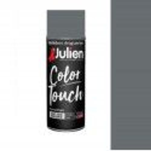 Aérosol peinture gris anthracite satin 400ml JULIEN color touch tous supports