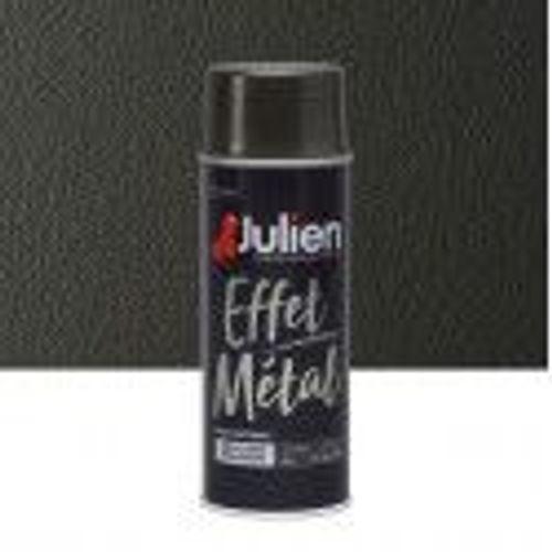 Aérosol peinture multi supports noir effet métal brillant 400ml JULIEN
