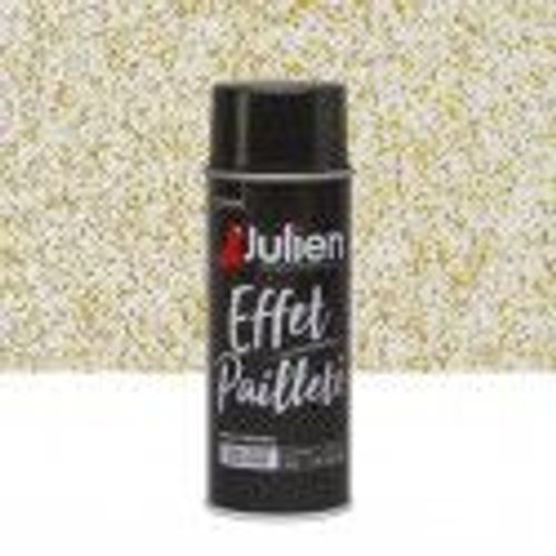 Aérosol peinture multi supports Or effet pailleté brillant JULIEN