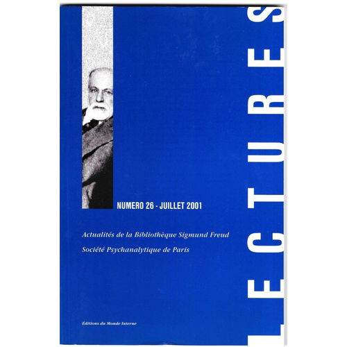 Lectures Actualités De La Bibliothèque Sigmund Freud Numéro 26