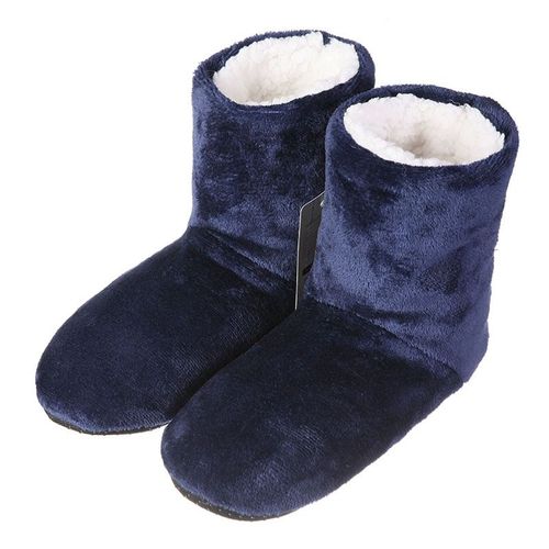 Chaussures Chaudes D'hiver Pour Hommes Et Femmes, Bottes D'intérieur En Peluche Fond Souple